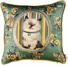 Декоративная подушка с котом "Аделия"