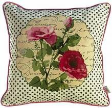 Декоративная подушка с розами "Адельфина"