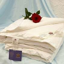 Одеяло Elisabette Классик облегченное белое "Цветана"