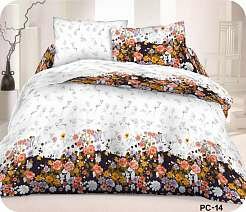 Постельное белье 2-х спальное из поликоттона с цветами