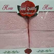 Набор махровых полотенец Korona Style Диана розовый