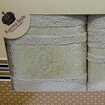 Набор махровых полотенец Korona Style Сурма кремовый