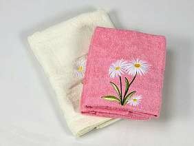 Комплект полотенец Cottonist Papatya 70x140 и 50x90