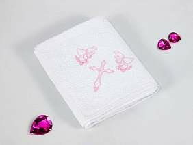 Полотенце для крещения Gulcan Pink (100x100)