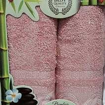 Набор махровых полотенец Korona Style Адриана темно-розовый